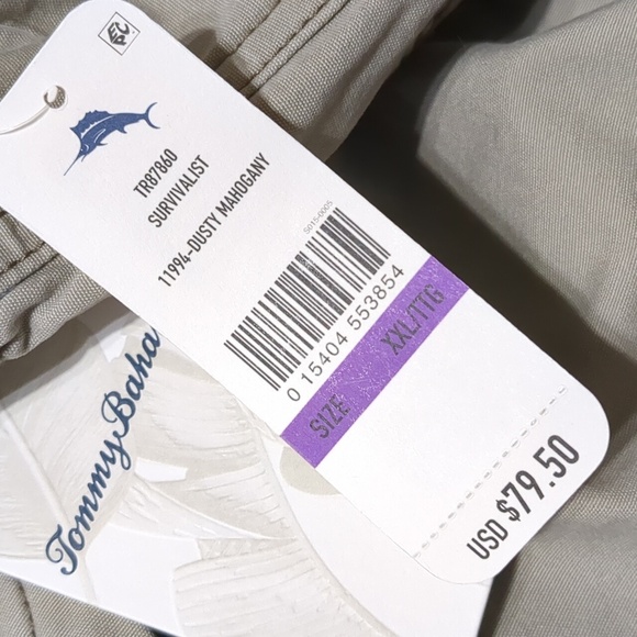 Tommy Bahama Survivalist Cargo Shorts XXL NWT - Picture 6 of 8